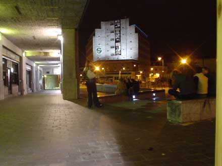 Outside